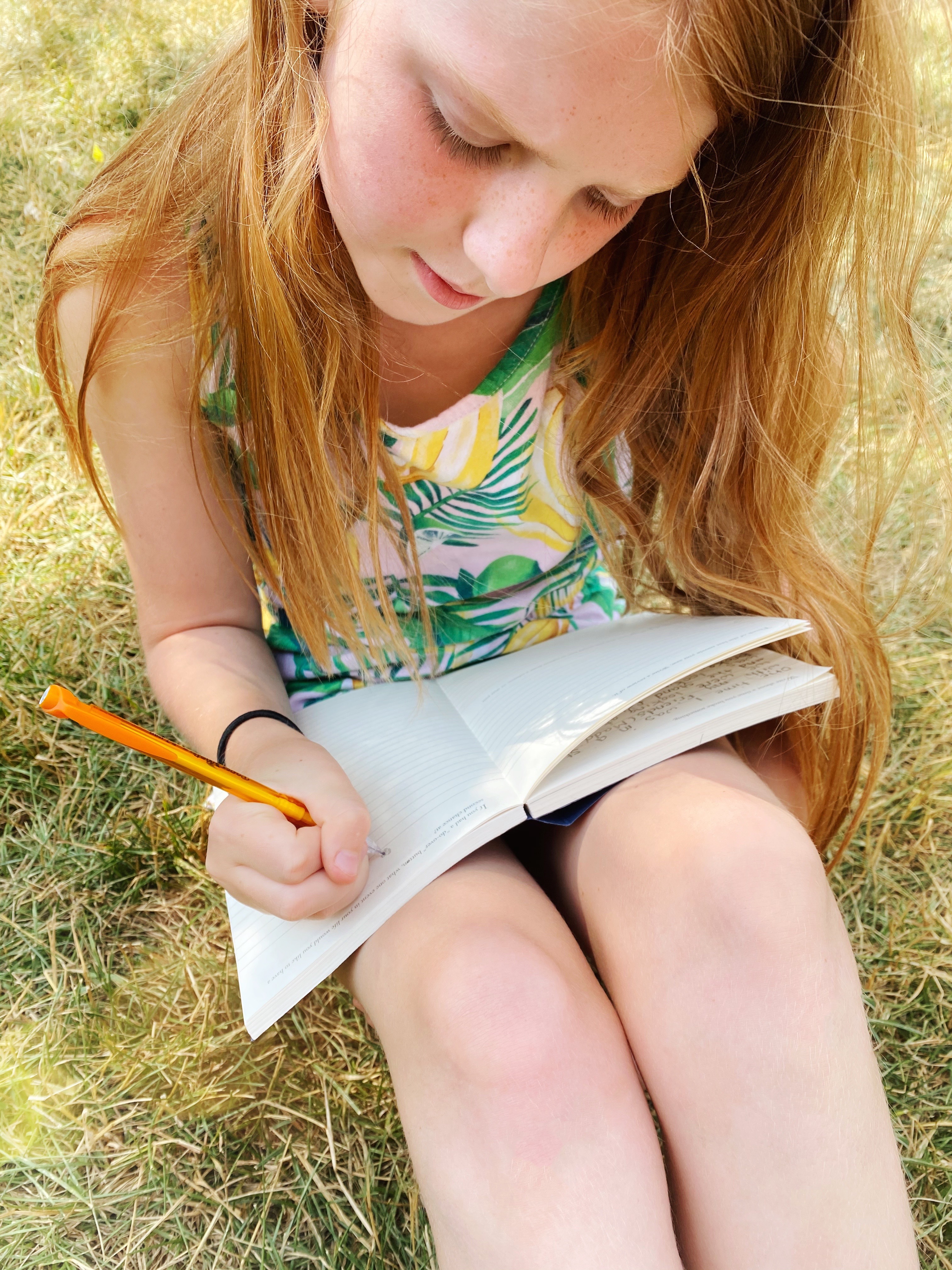 Girl Journaling